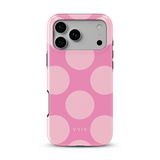 Big Polka Dots, Bubblegum - Tough MagSafe iPhone Case