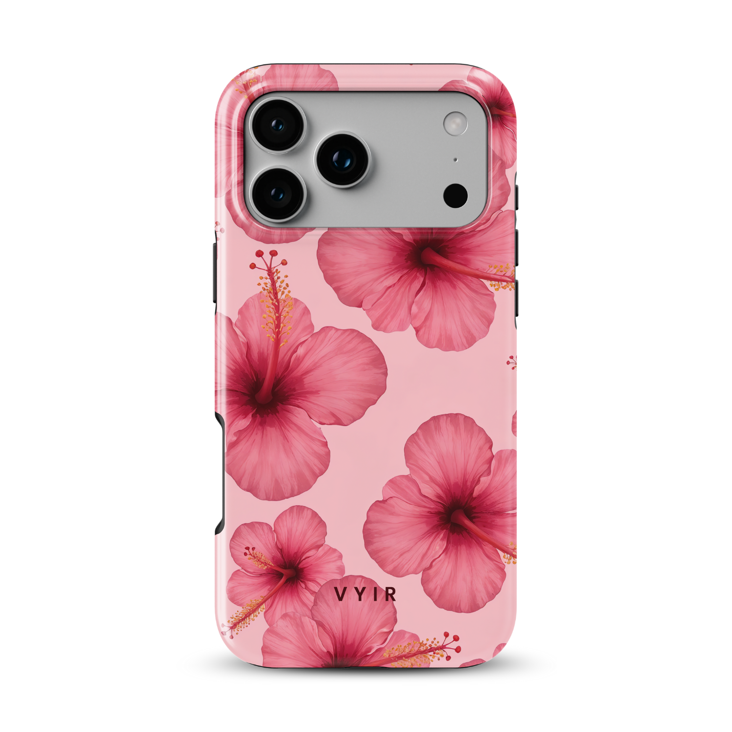 Blush Hibiscus - Shockproof Phone Case - VYIR