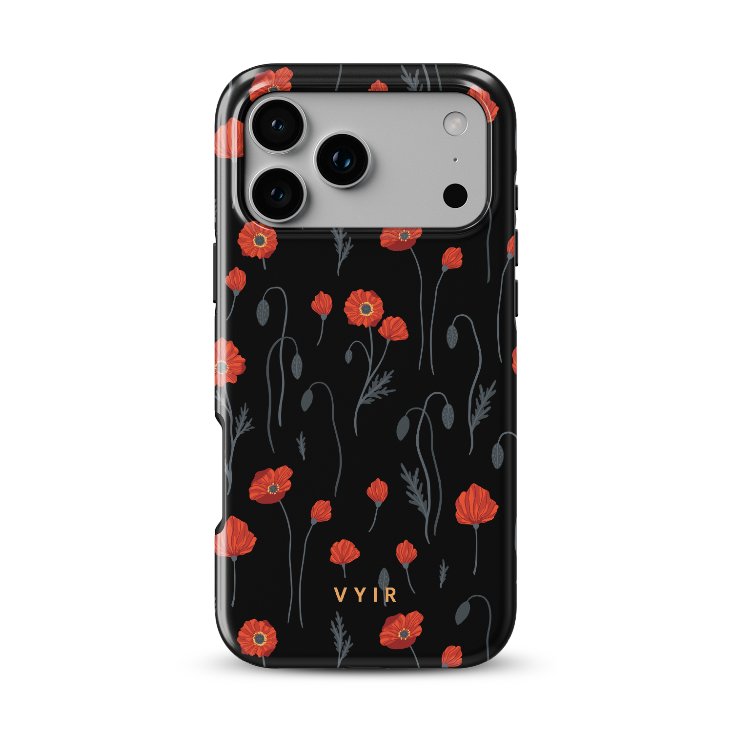 Red Poppies - Shockproof Phone Case - VYIR