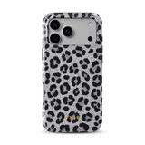 Luxe Leopard Silver - Tough Phone Case