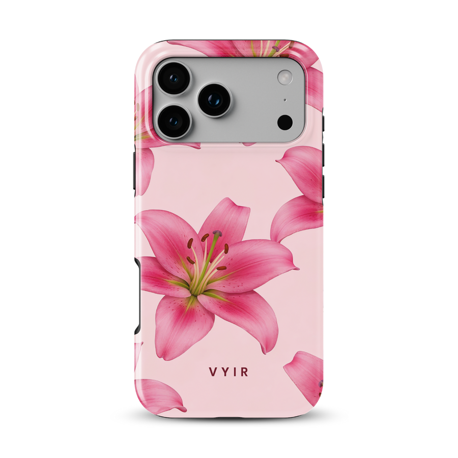 Pink Lily Bloom - Tough MagSafe iPhone Case