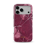 Pure Marble Burgundy - Tough Phone Case