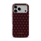 VYIR Signature Flowers, Burgundy - Tough Phone Case