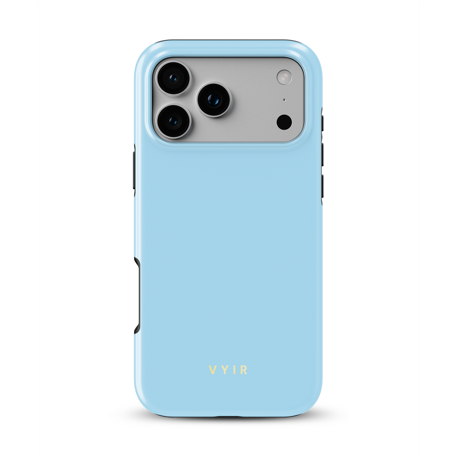 VYIR Signature Solid Colors, Light Blue - Tough MagSafe iPhone Case