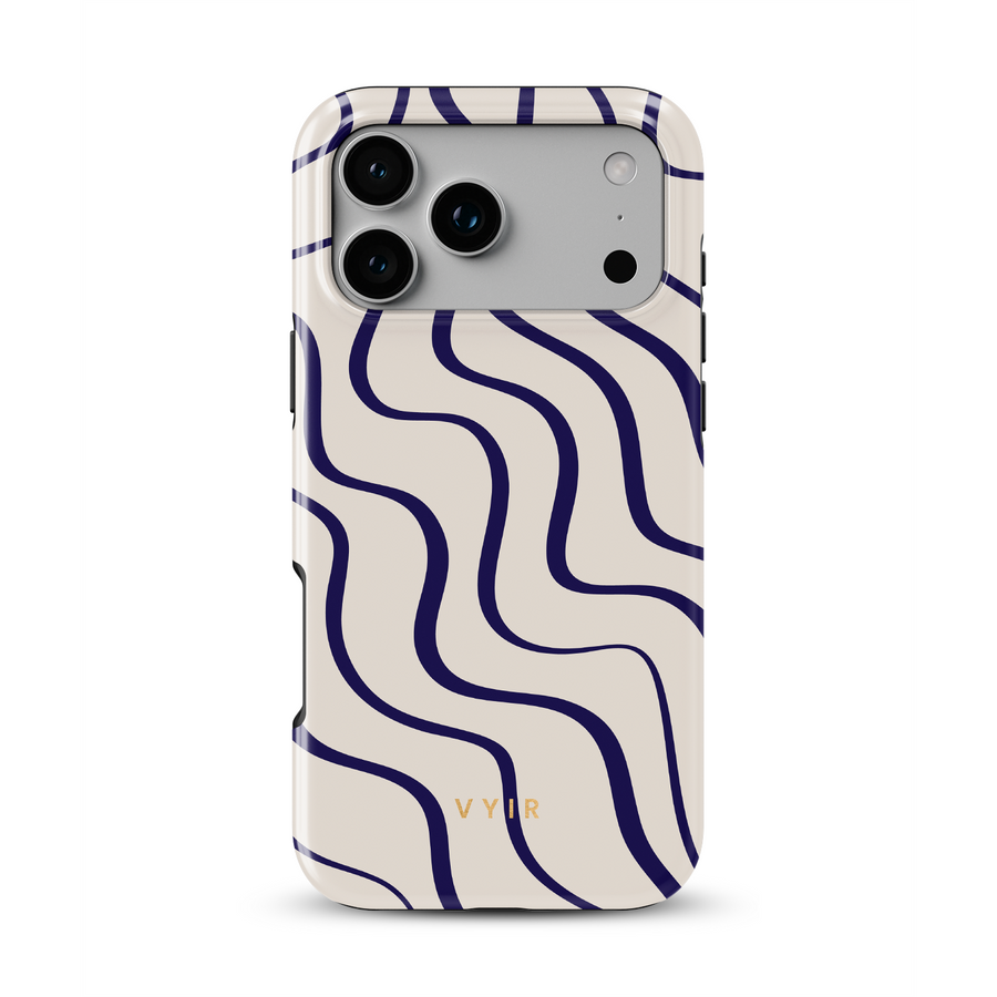 Swirl Lines, Old Money - Tough Phone Case