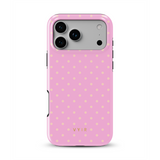 Tiny Polka Dots, Feminine Pink - Tough MagSafe iPhone Case