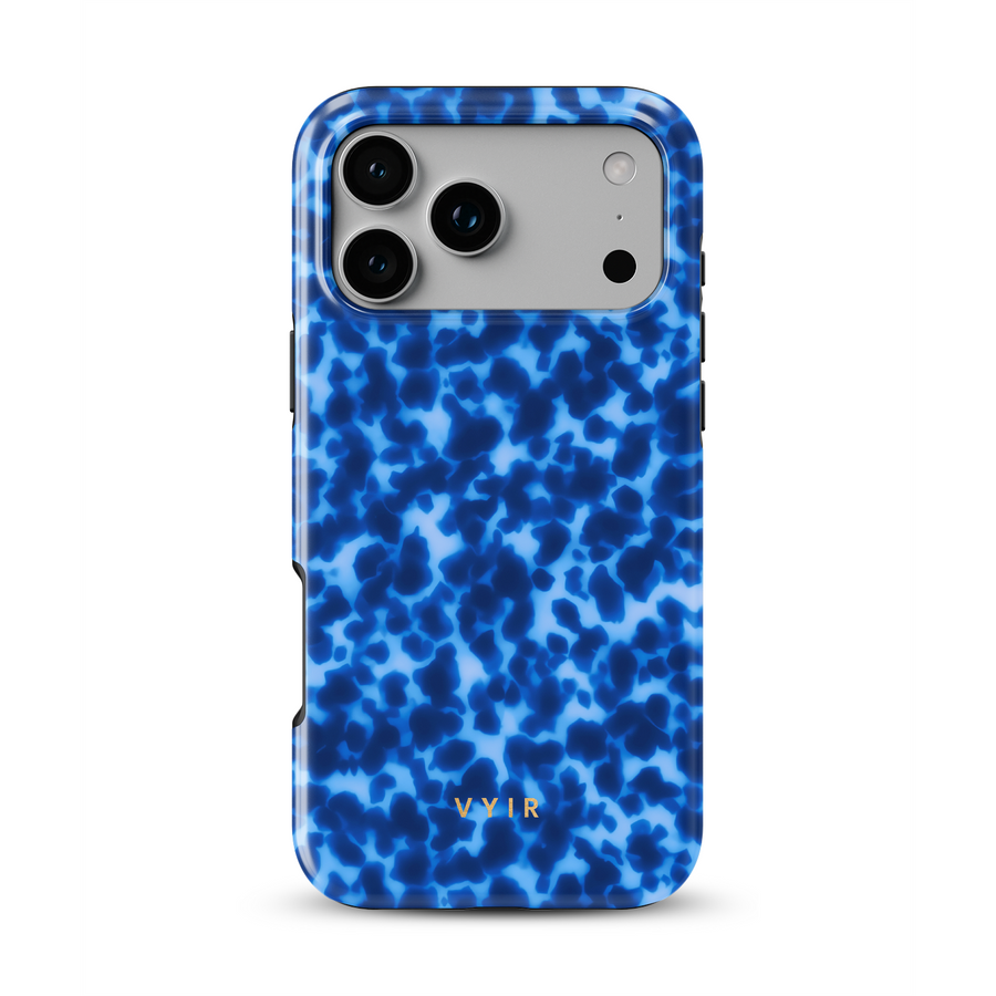 Tortoiseshell, Ocean Blue - Tough MagSafe iPhone Case