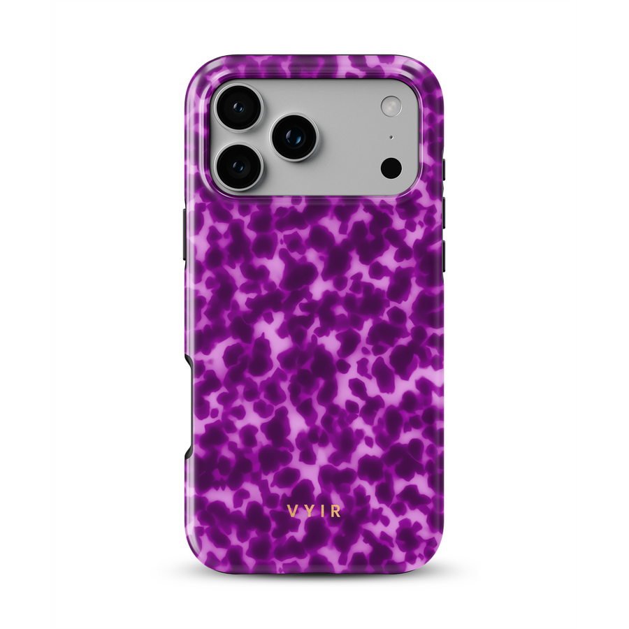 Tortoiseshell, Purple - Tough MagSafe iPhone Case