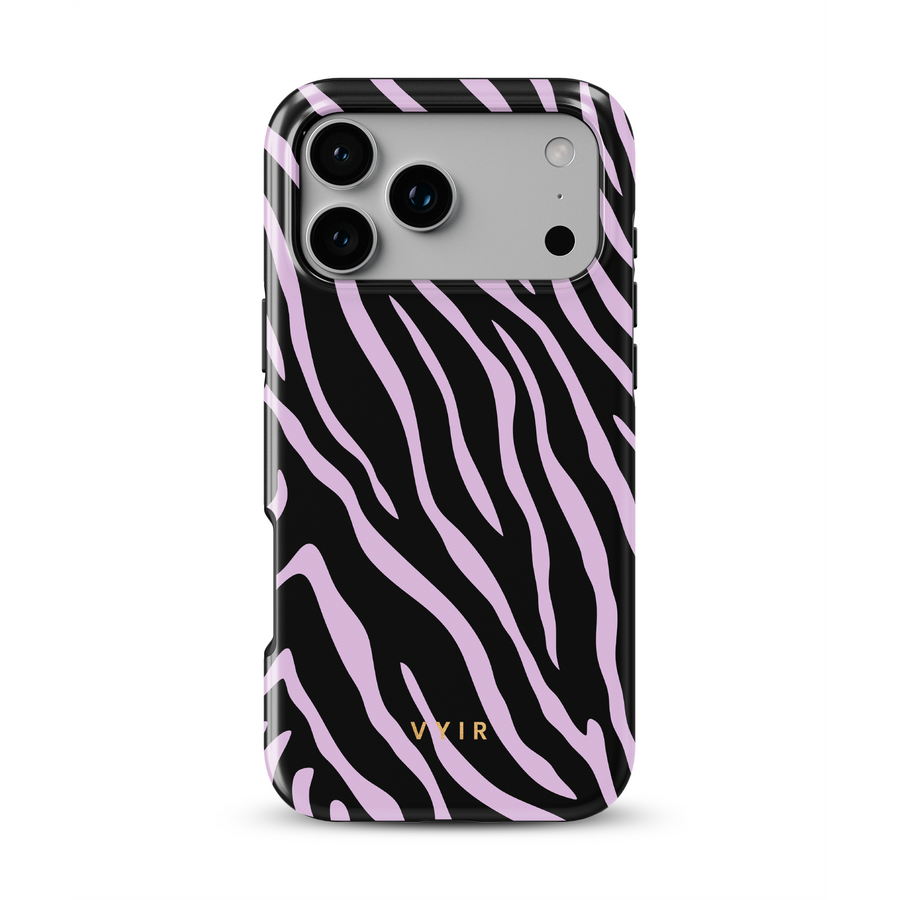 Zebra Luxe, Light Purple - Tough Phone Case
