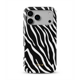 Zebra Luxe, Black and White - Tough Phone Case