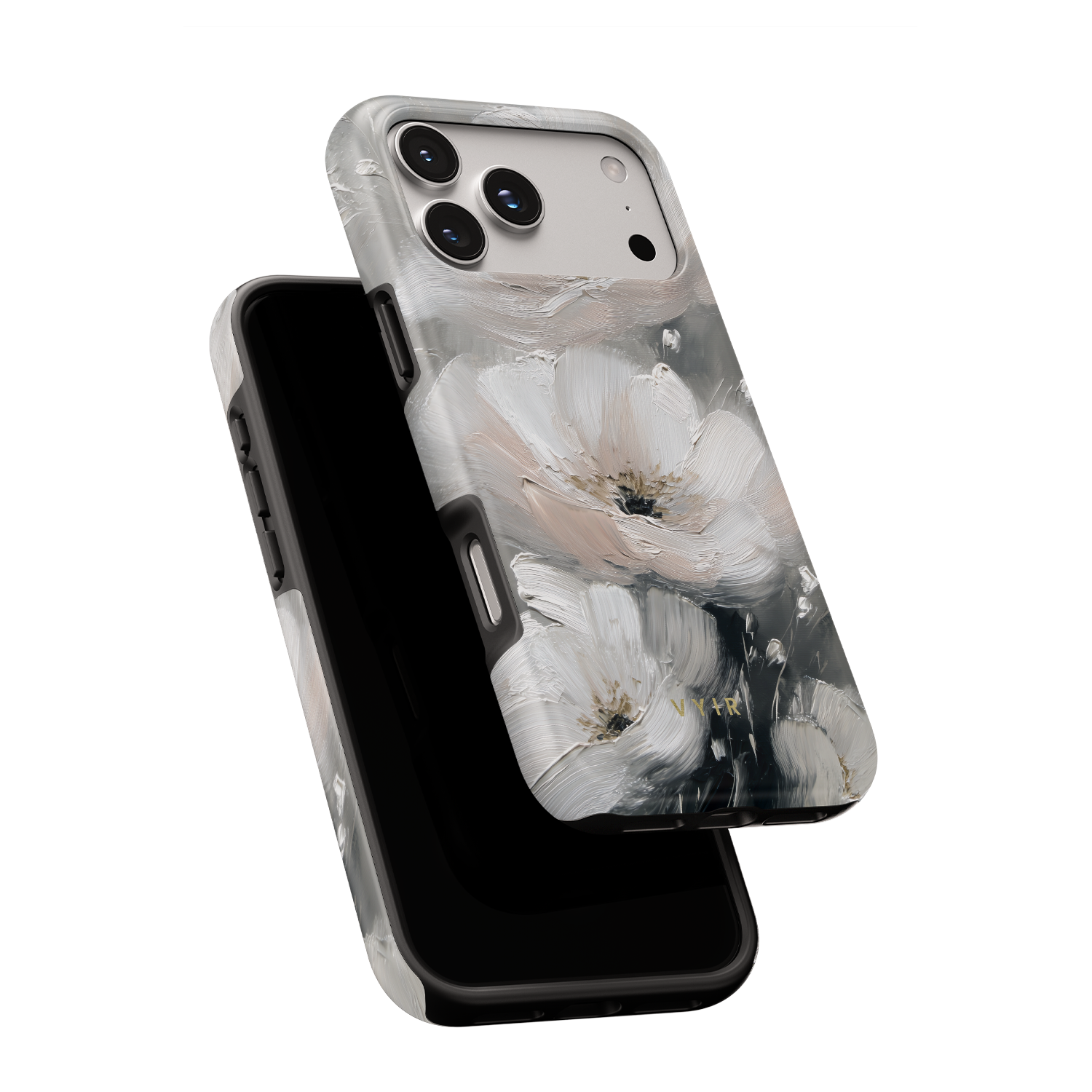 Misty Floral Painting - Shockproof Phone Case - VYIR