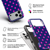 Classic Polka Dots, Hotspot - Shockproof Phone Case - VYIR