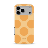 Big Polka Dots, Mango - Tough MagSafe iPhone Case